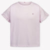 Tommy Hilfiger Kinder Meisjes T-Shirt In Licht Roze