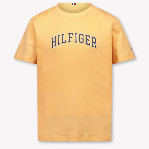 Tommy Hilfiger Kinder Jongens T-Shirt In Zalm