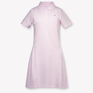 Tommy Hilfiger Kinder Meisjes Jurk In Licht Roze