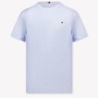 Tommy Hilfiger Kinder Jongens T-Shirt In Licht Blauw