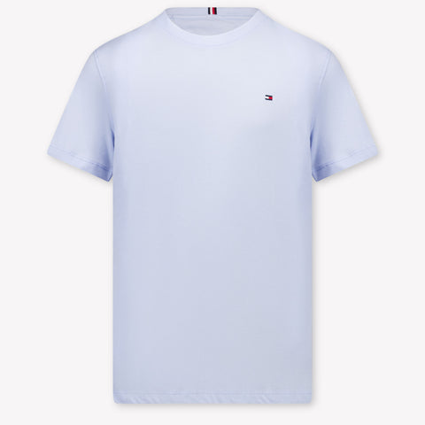 Tommy Hilfiger Kinder Jongens T-Shirt In Licht Blauw