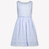 Tommy Hilfiger Kinder Meisjes Jurk In Licht Blauw