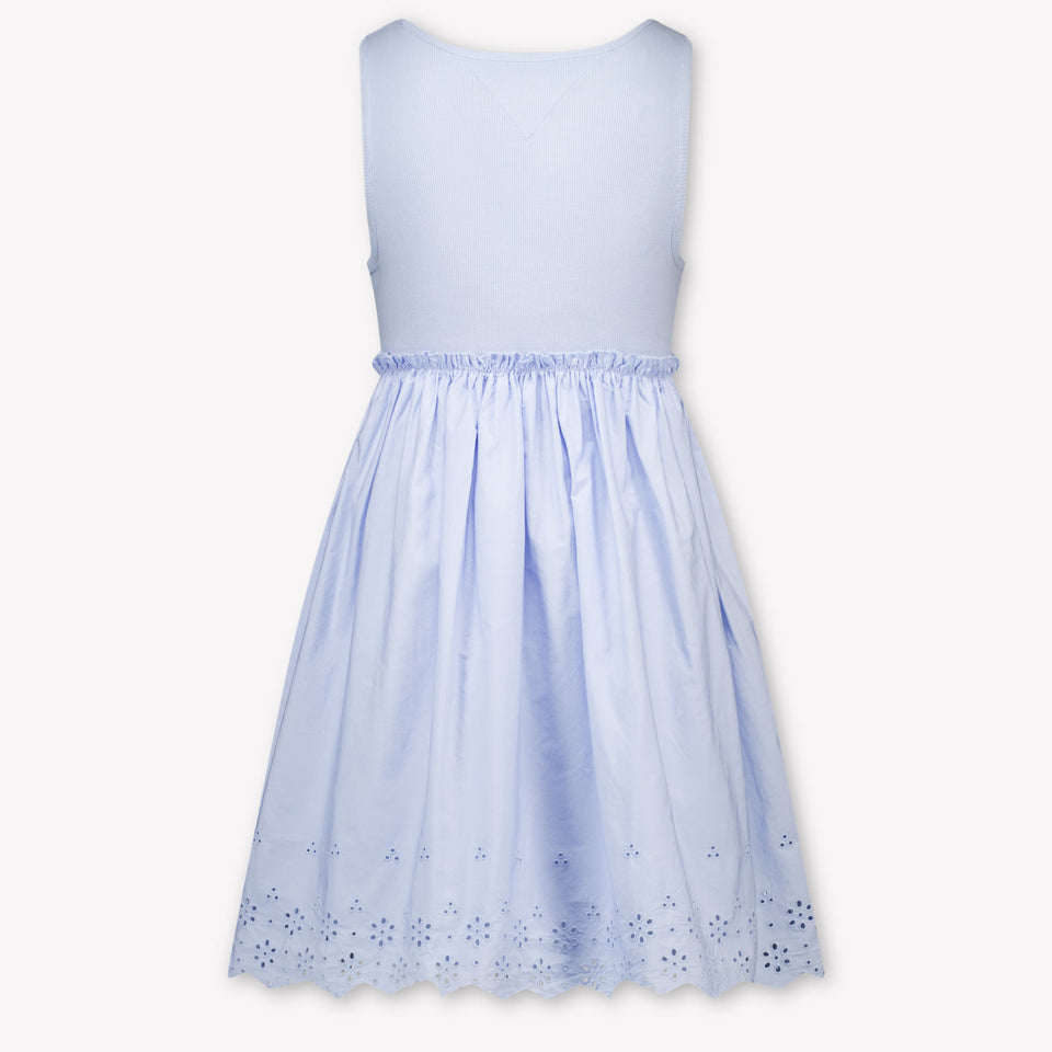 Tommy Hilfiger Kinder Meisjes Jurk In Licht Blauw
