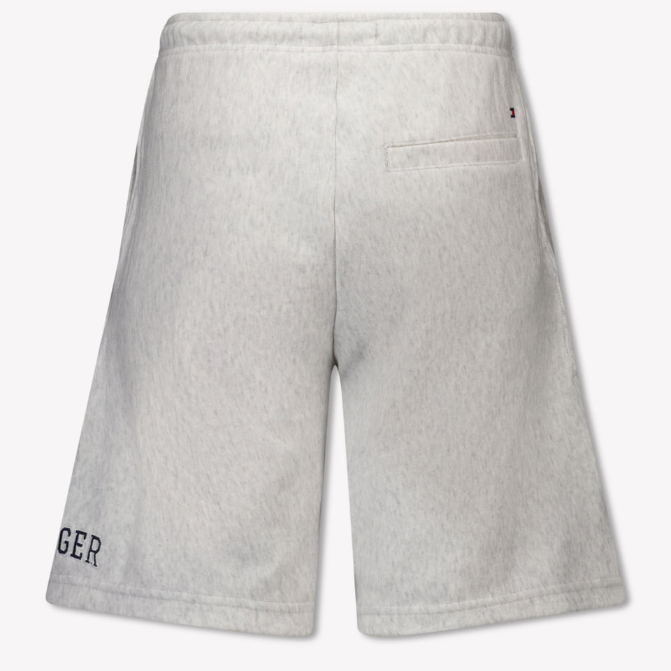 Tommy Hilfiger Kinder Jongens Shorts In Licht Grijs