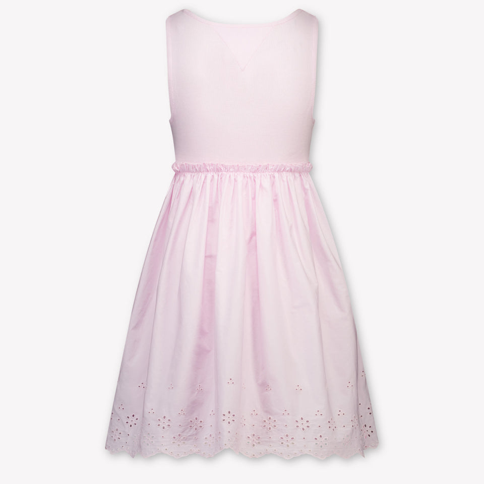 Tommy Hilfiger Kinder Meisjes Jurk In Licht Roze