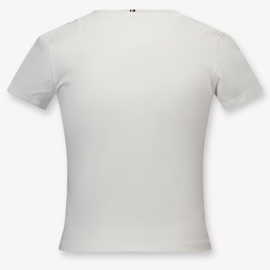 Tommy Hilfiger Kinder Meisjes T-Shirt In Wit
