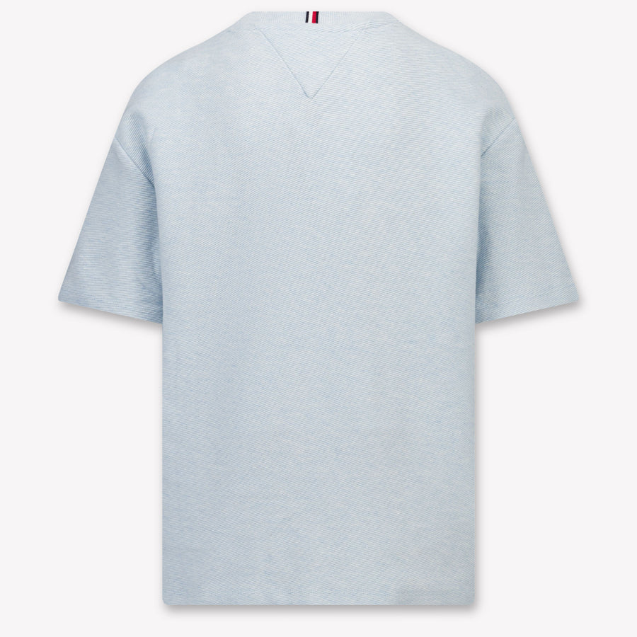 Tommy Hilfiger Kinder Jongens T-Shirt In Licht Blauw