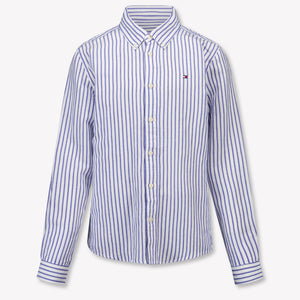 Tommy Hilfiger Kinder Jongens Blouse In Licht Blauw