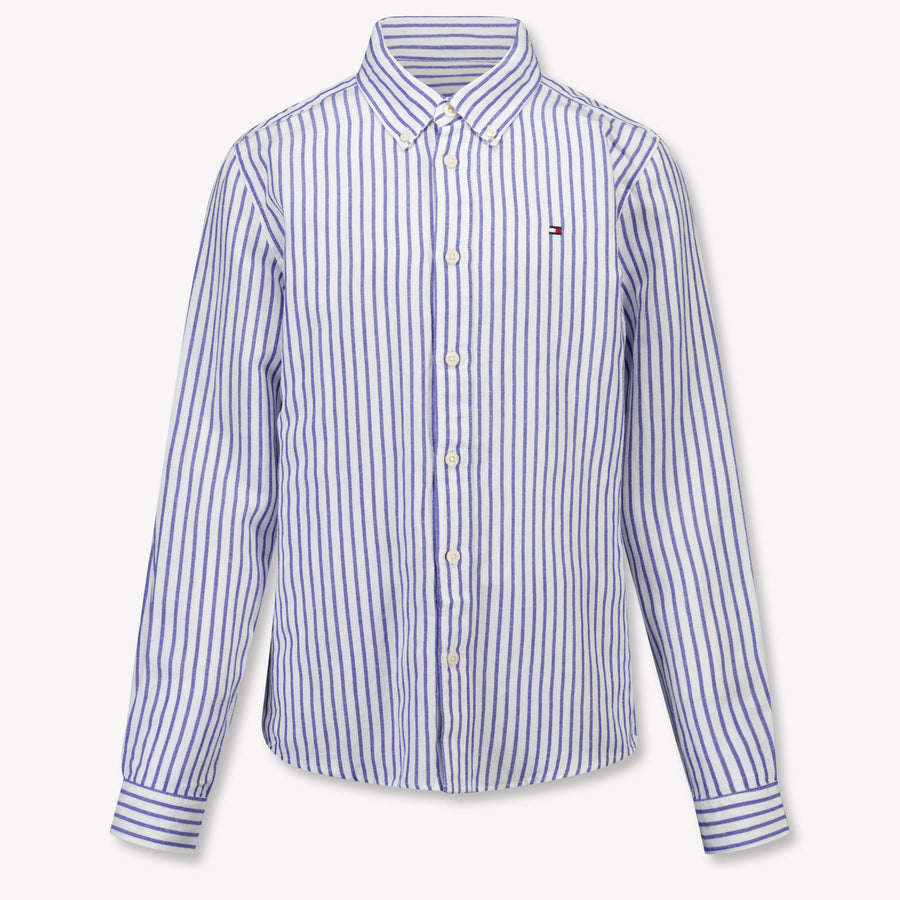 Tommy Hilfiger Kinder Jongens Blouse In Licht Blauw
