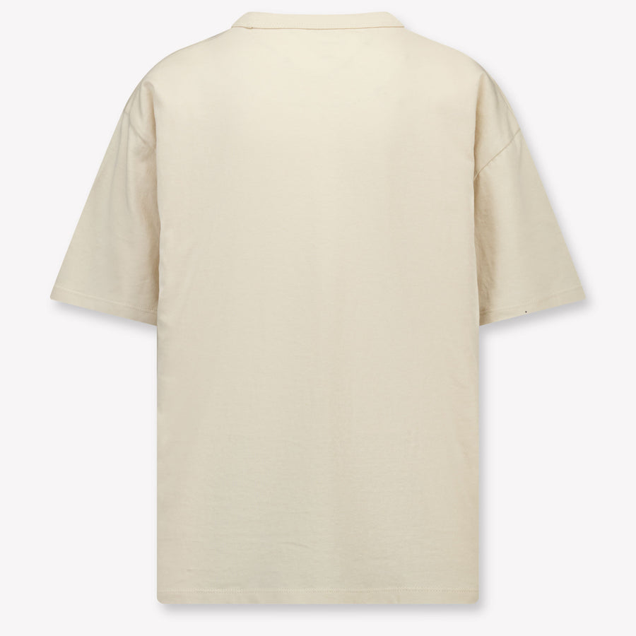 Calvin Klein Kinder Jongens T-Shirt In Licht Beige