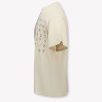 Calvin Klein Kinder Jongens T-Shirt In Licht Beige