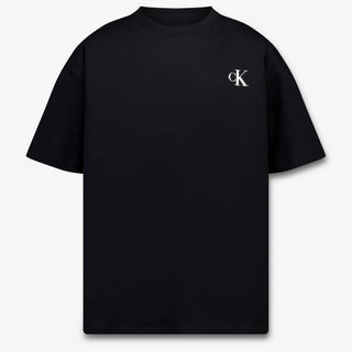 Calvin Klein Kinder Jongens T-Shirt In Zwart