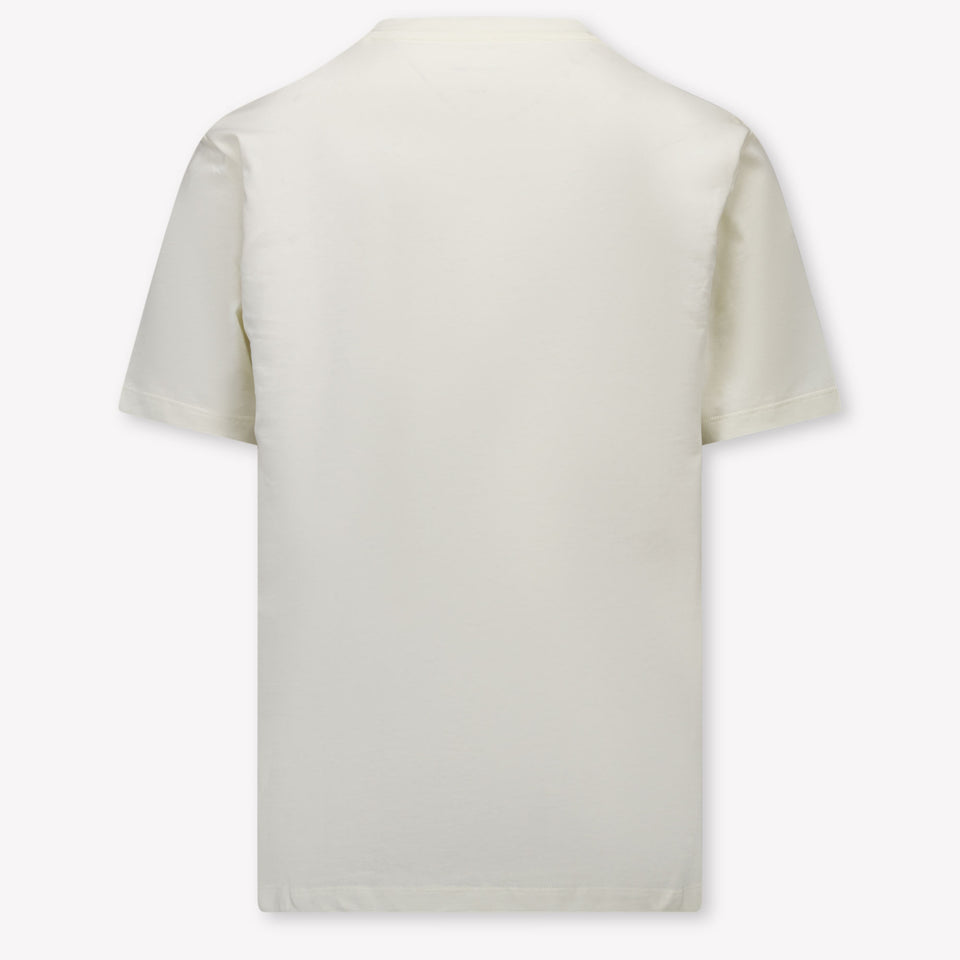 Calvin Klein Kinder Jongens T-Shirt In Off White