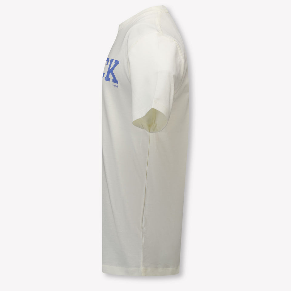 Calvin Klein Kinder Jongens T-Shirt In Off White
