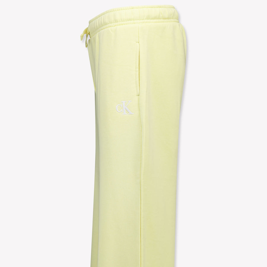 Calvin Klein Kinder Meisjes Broek In Geel