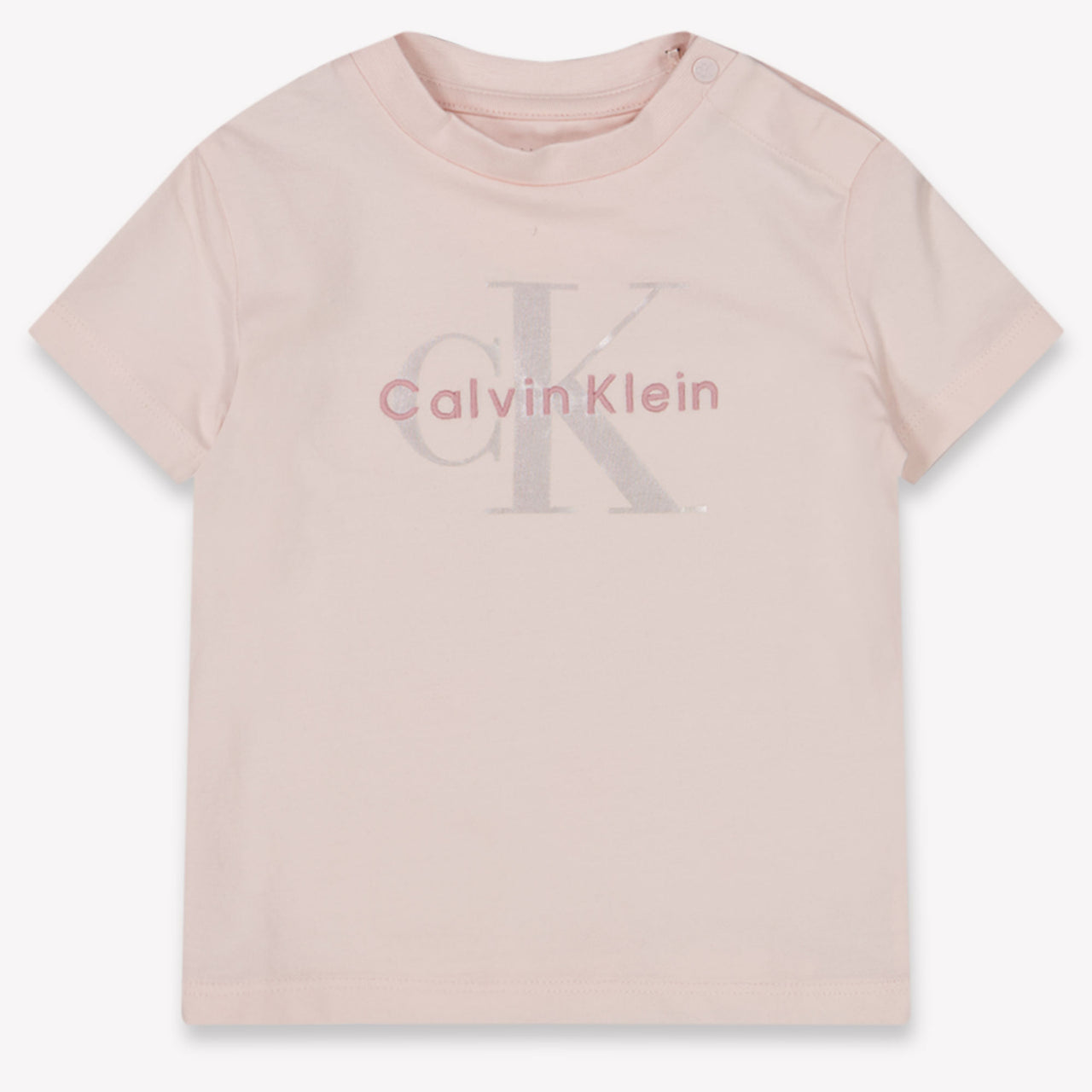 Calvin Klein Baby Meisjes T-Shirt In Licht Roze