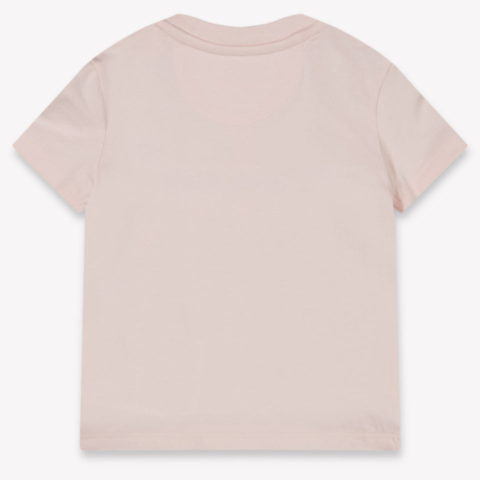 Calvin Klein Baby Meisjes T-Shirt In Licht Roze