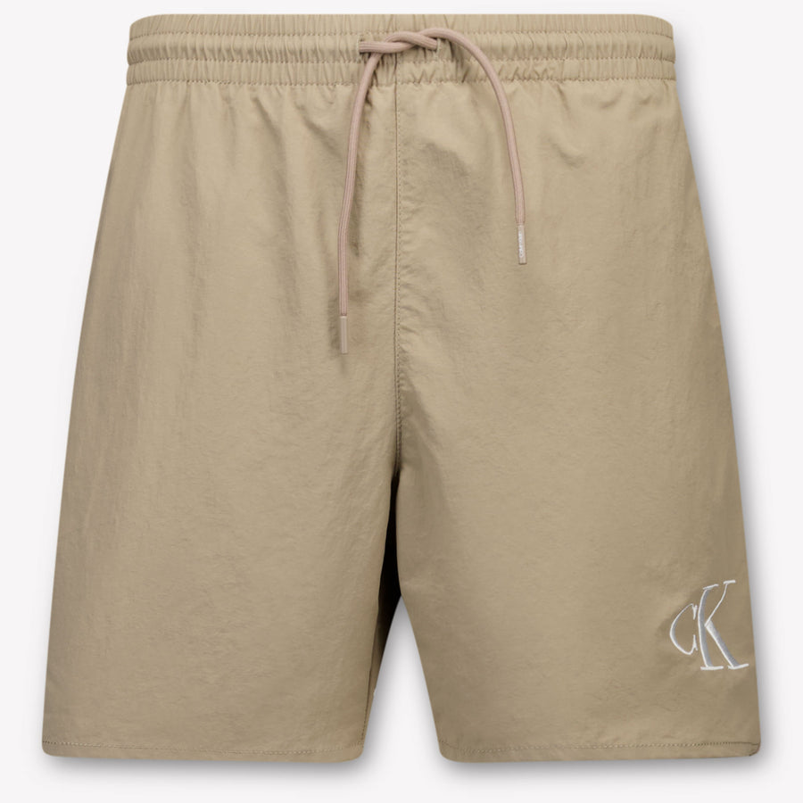 Calvin Klein Kinder Jongens Zwemkleding In Beige