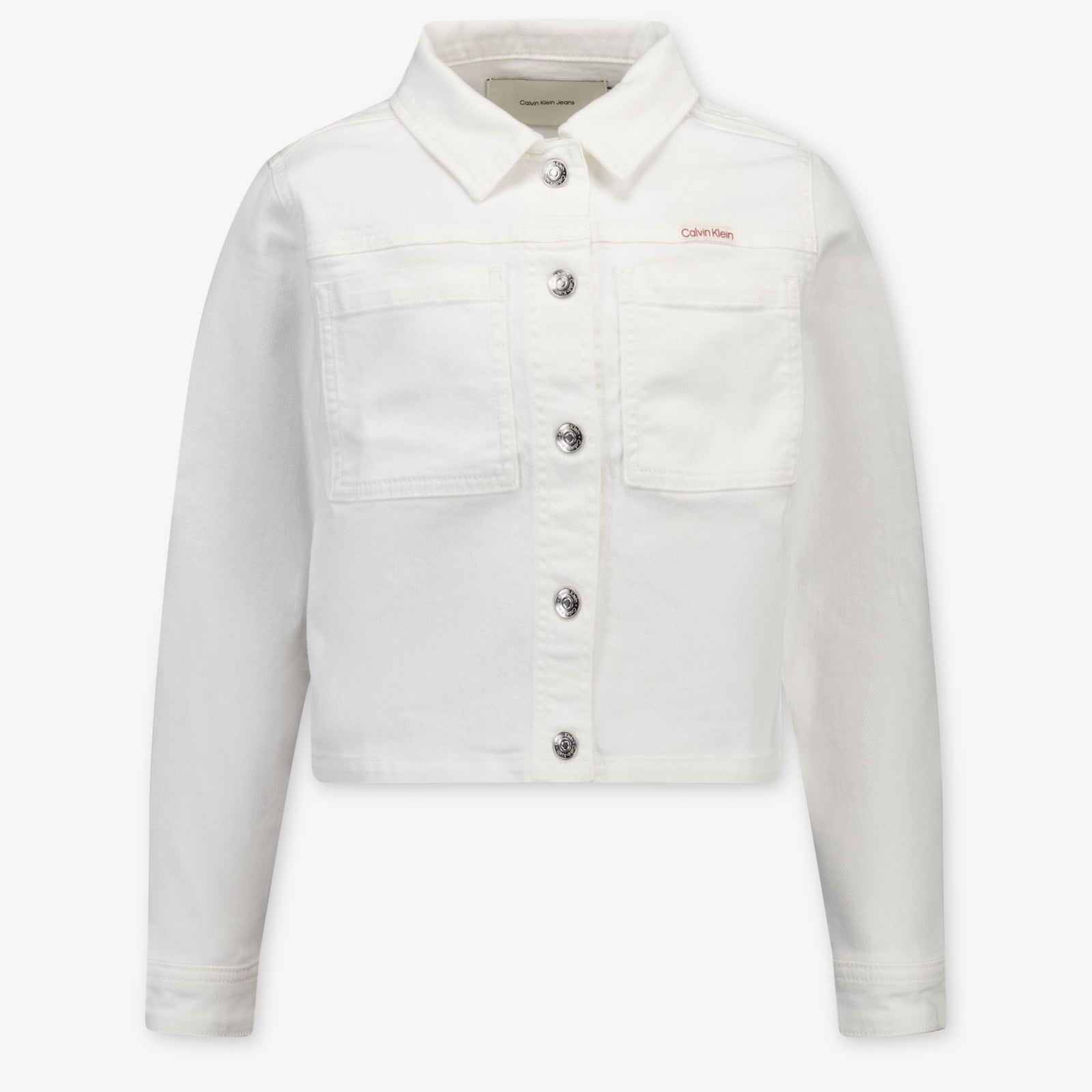 Calvin Klein Kinder Meisjes Spijkerjassen In Wit
