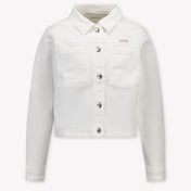 Calvin Klein Kinder Meisjes Spijkerjassen In Wit