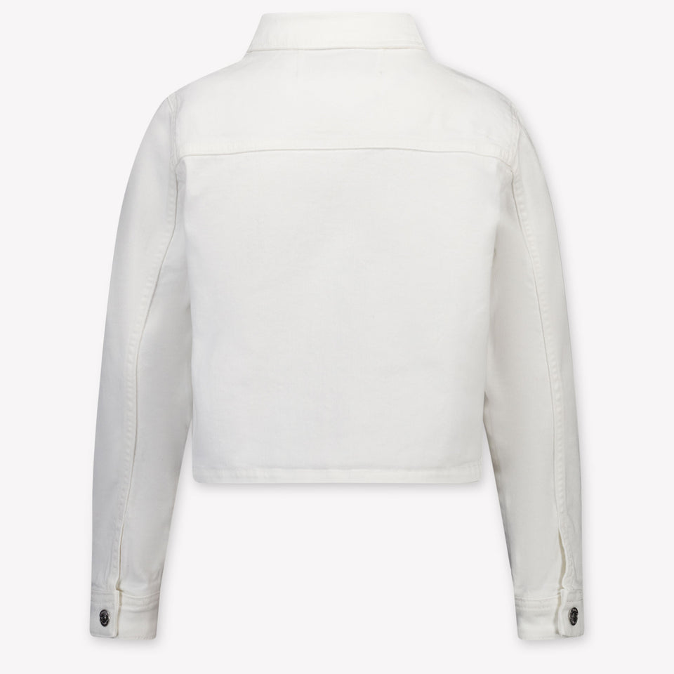 Calvin Klein Kinder Meisjes Spijkerjassen In Wit