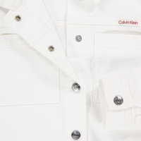Calvin Klein Kinder Meisjes Spijkerjassen In Wit