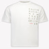 Calvin Klein Kinder Jongens T-Shirt In Wit