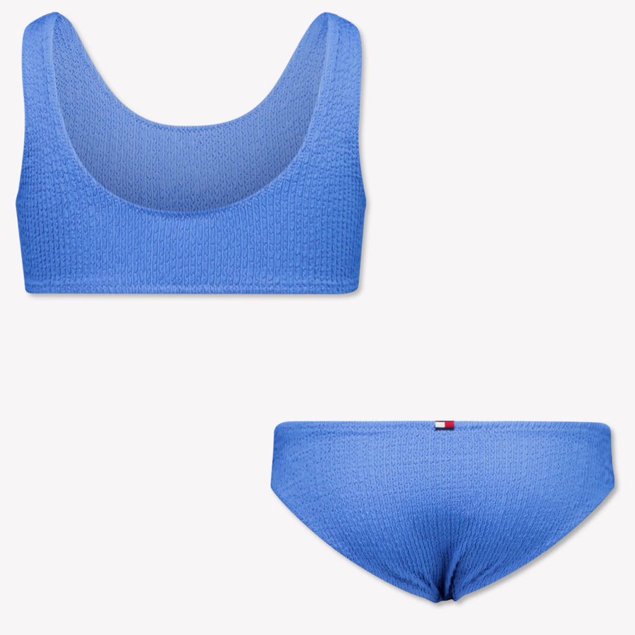 Tommy Hilfiger Kinder Meisjes Zwemkleding In Licht Blauw