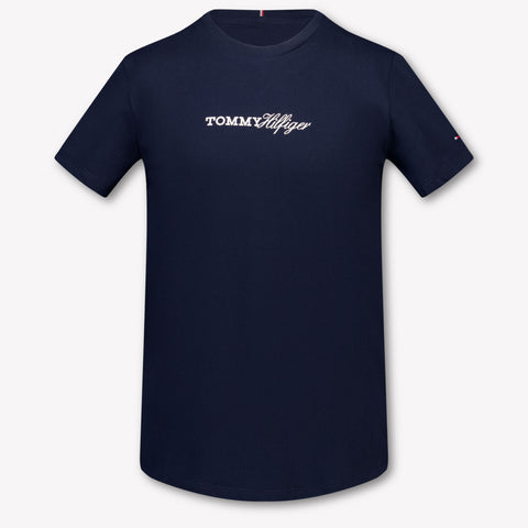 Tommy Hilfiger Kinder Meisjes T-Shirt In Navy