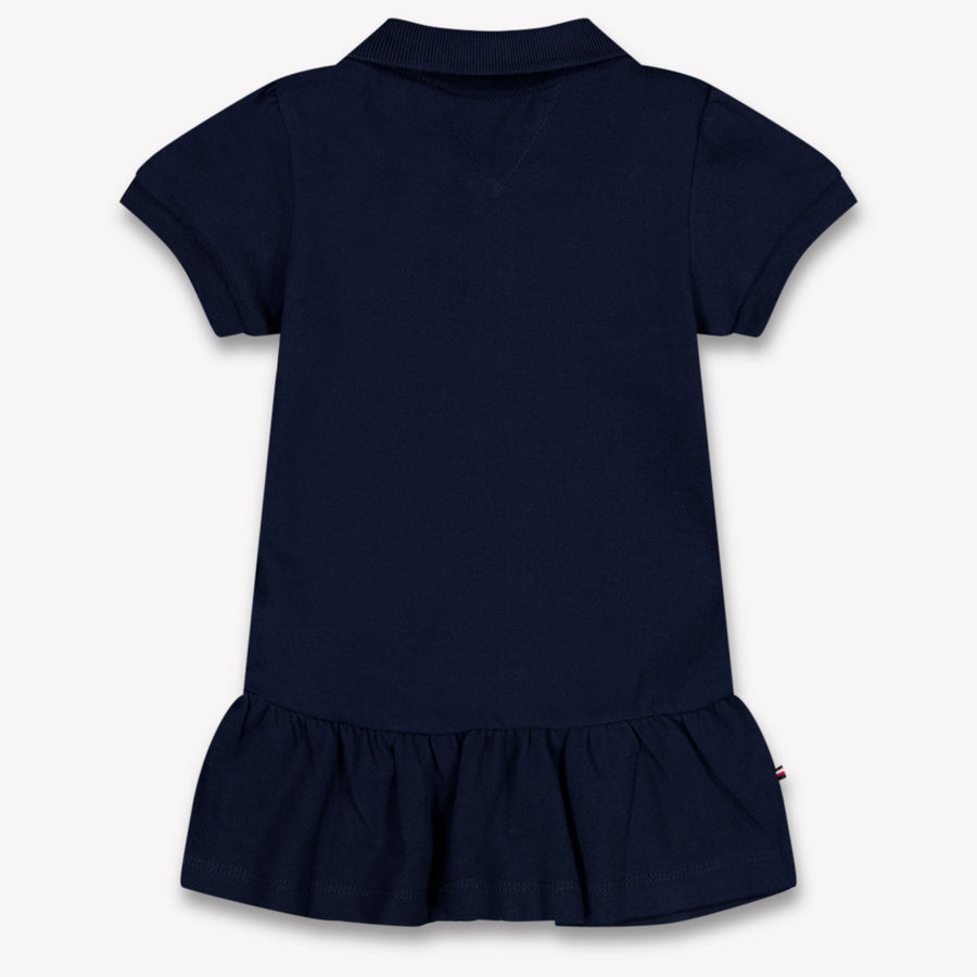 Tommy Hilfiger Baby Meisjes Jurk In Navy
