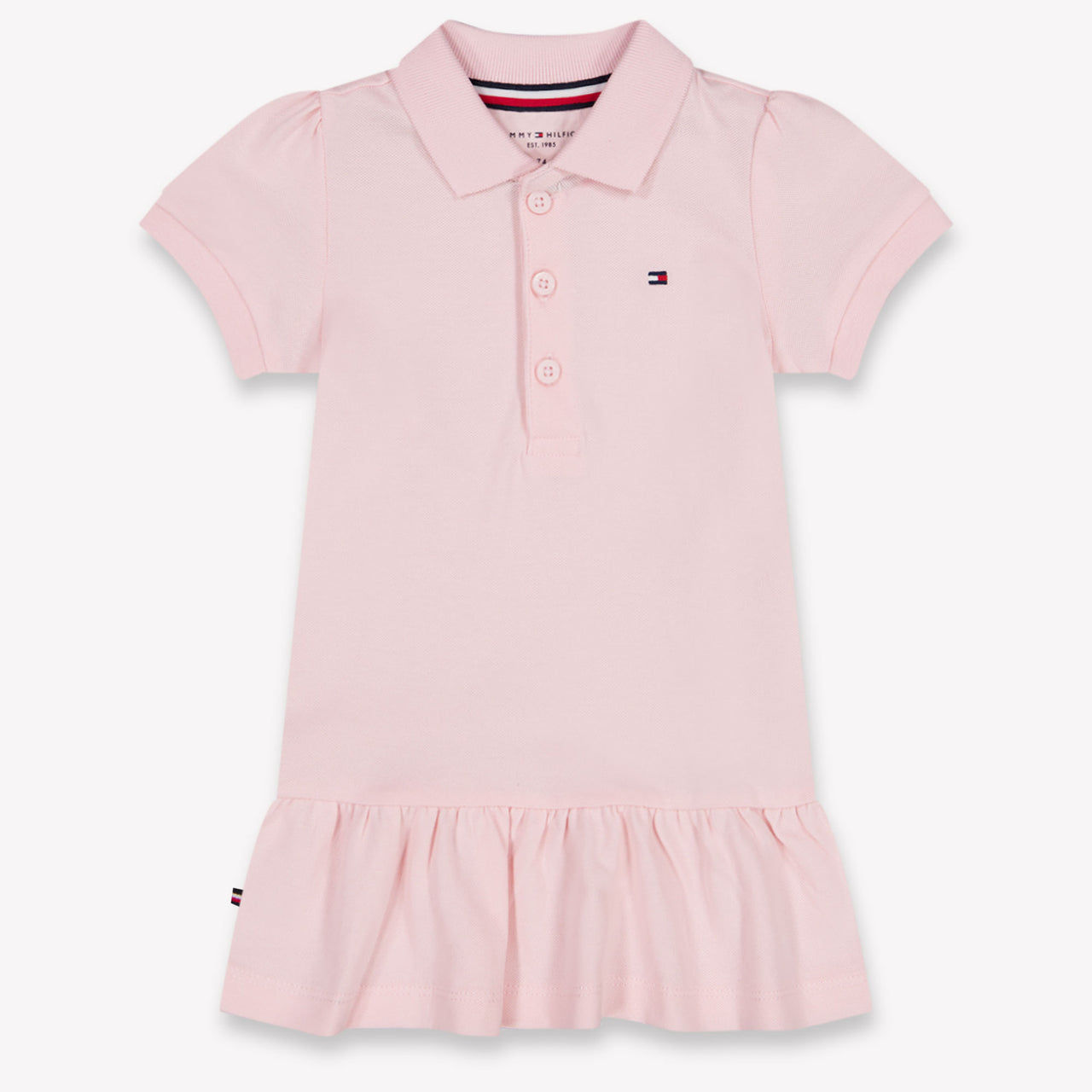 Tommy Hilfiger Baby Meisjes Jurk In Licht Roze