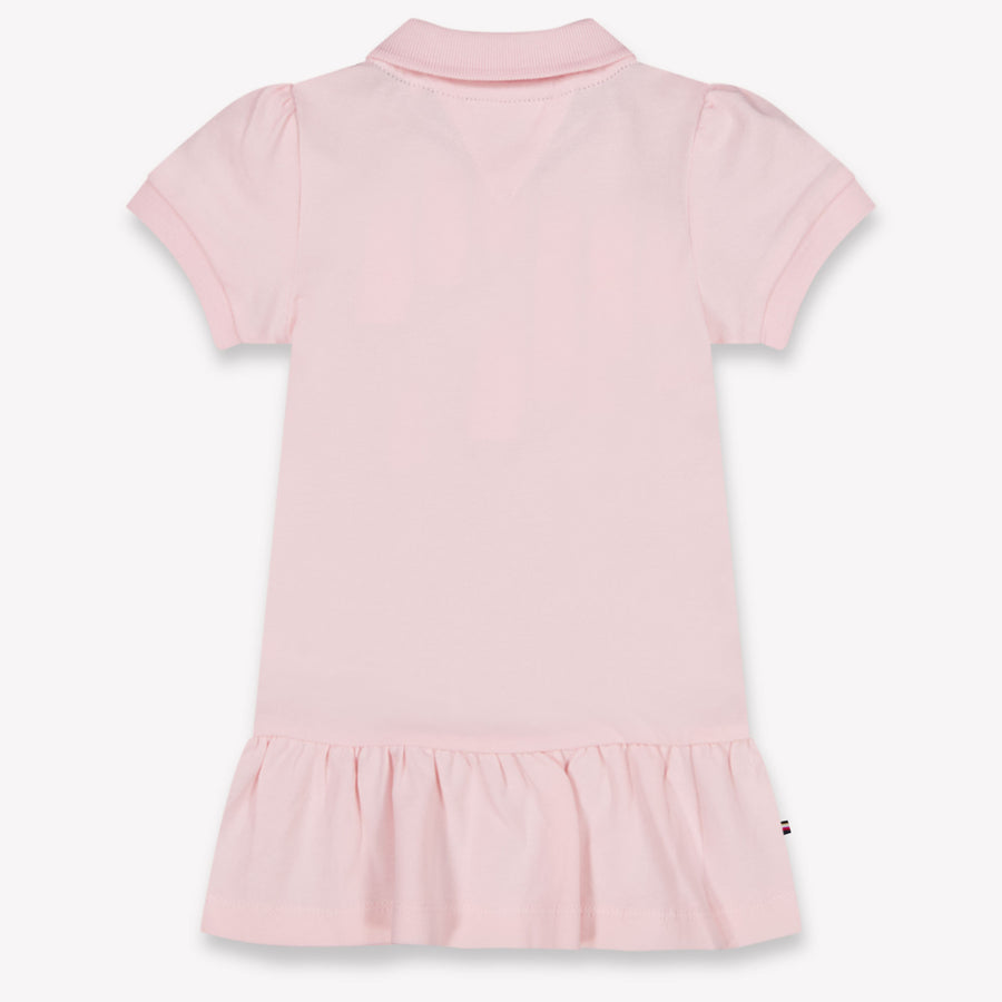 Tommy Hilfiger Baby Meisjes Jurk In Licht Roze