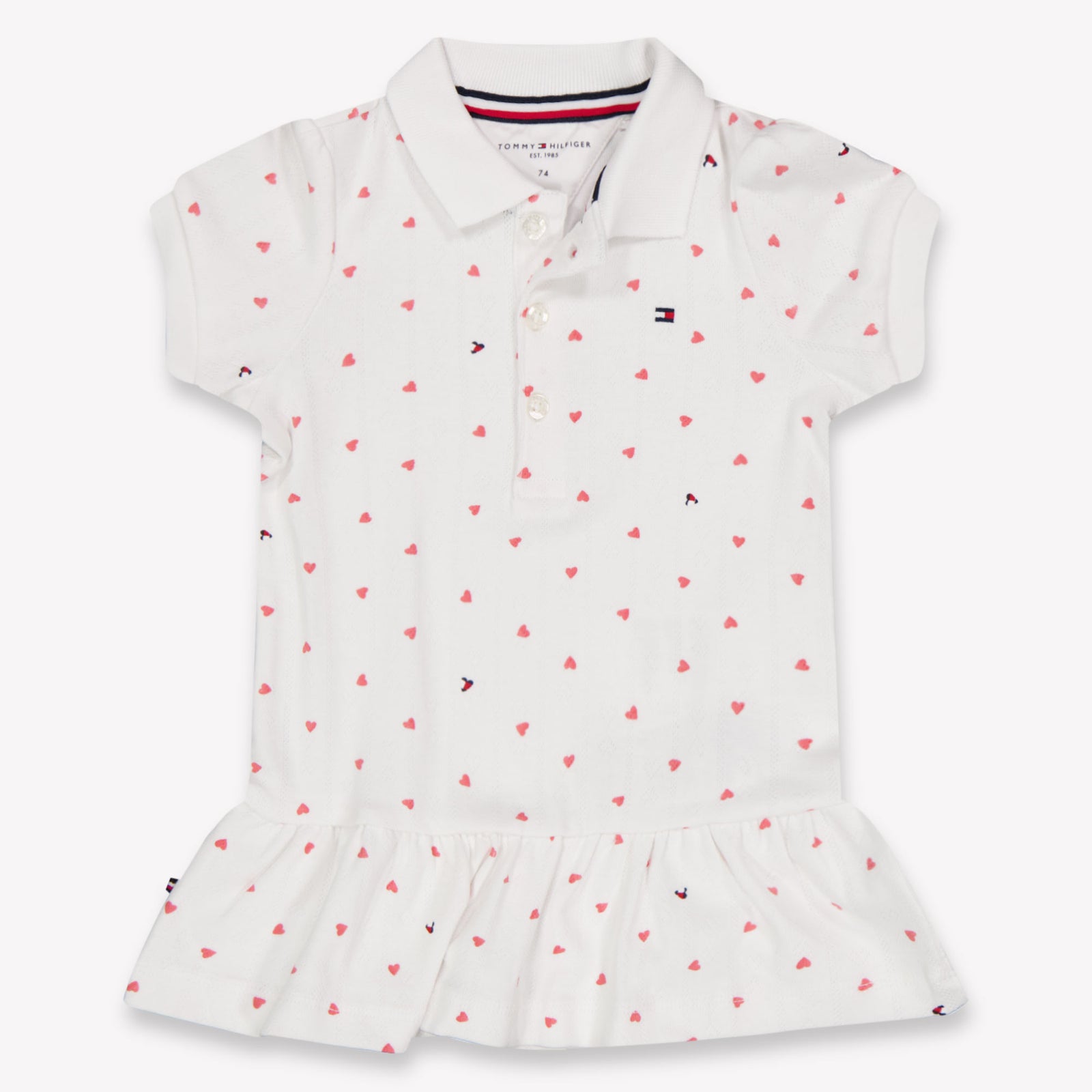 Tommy Hilfiger Baby Meisjes Jurk In Wit