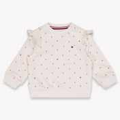 Tommy Hilfiger Baby Meisjes Trui In Off White