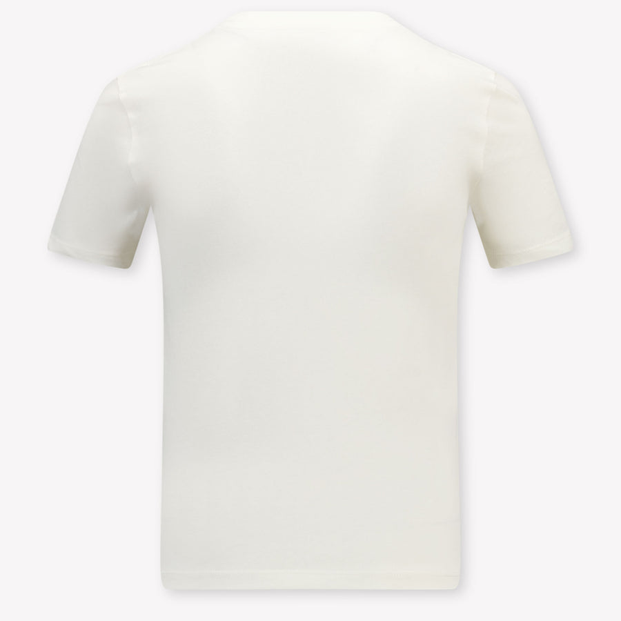 Calvin Klein Kinder Jongens T-Shirt In Off White