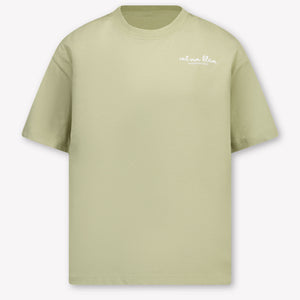 Calvin Klein Kids Boys T-Shirt In Olive Green