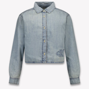 Calvin Klein Kinder Meisjes Blouse In Jeans
