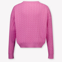 Tommy Hilfiger Kinder Meisjes Trui In Fuchsia