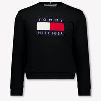 Tommy Hilfiger Kinder Unisex Trui In Zwart