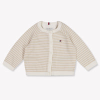 Tommy Hilfiger Baby Unisex Vest In Licht Beige