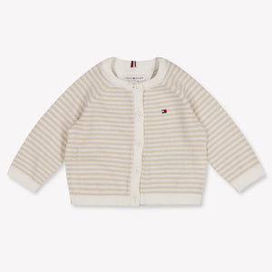 Tommy Hilfiger Baby Unisex Vest In Licht Beige
