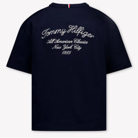 Tommy Hilfiger Kinder Jongens T-Shirt In Navy