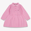 Tommy Hilfiger Baby Meisjes Jurk In Licht Roze