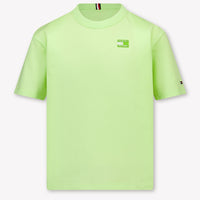 Tommy Hilfiger Kinder Jongens T-Shirt In Lime