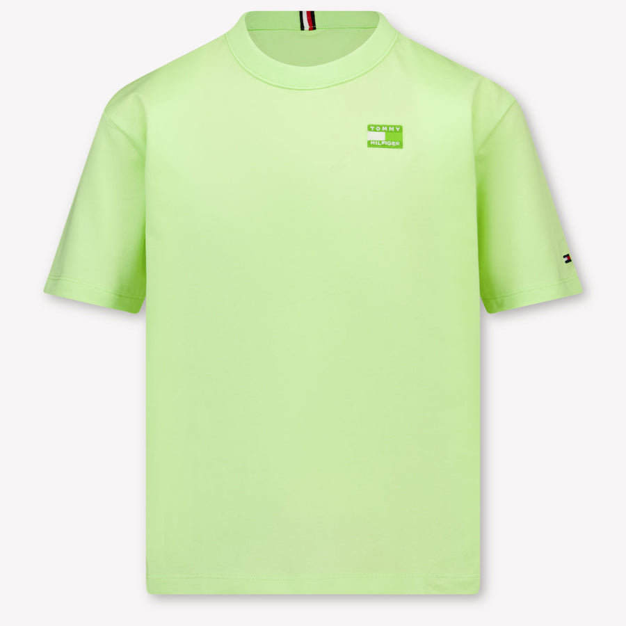 Tommy Hilfiger Kinder Jongens T-Shirt In Lime