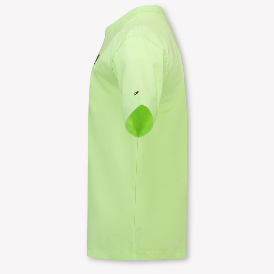 Tommy Hilfiger Kinder Jongens T-Shirt In Lime