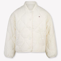 Tommy Hilfiger Kinder Meisjes Tussenjas In Off White