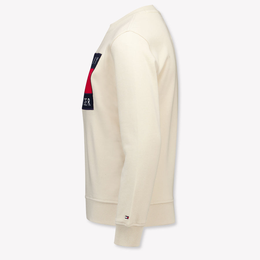Tommy Hilfiger Kinder Unisex Trui In Beige