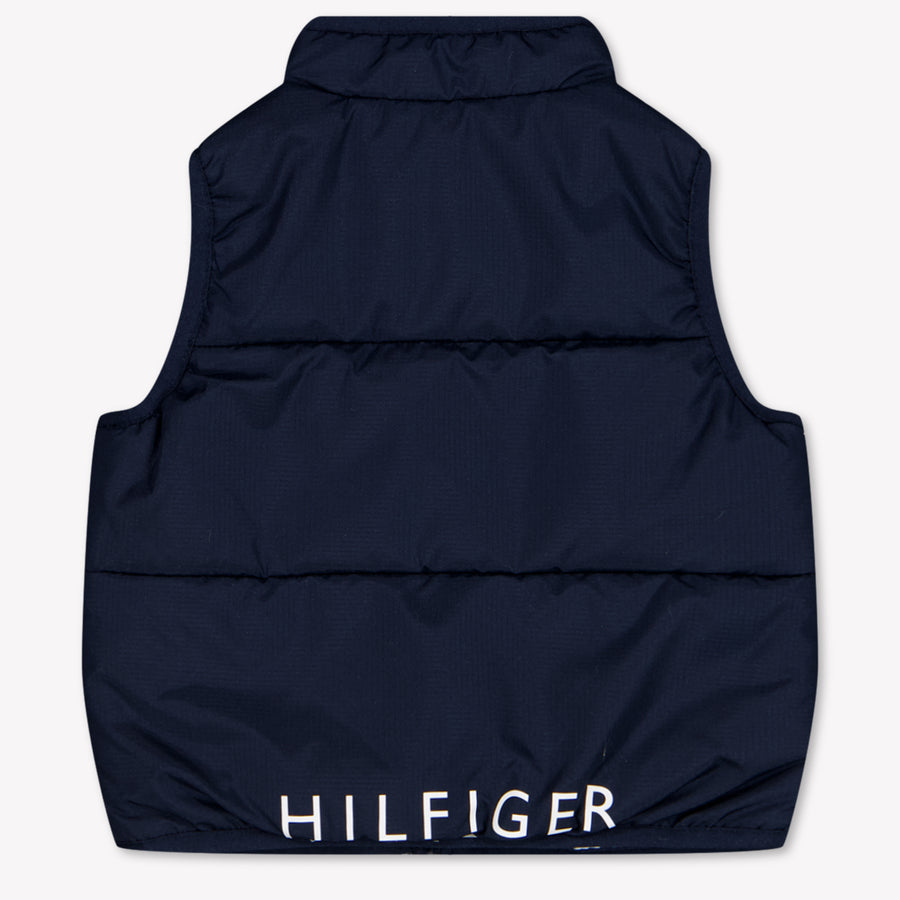 Tommy Hilfiger Baby Jongens Bodywarmer In Navy