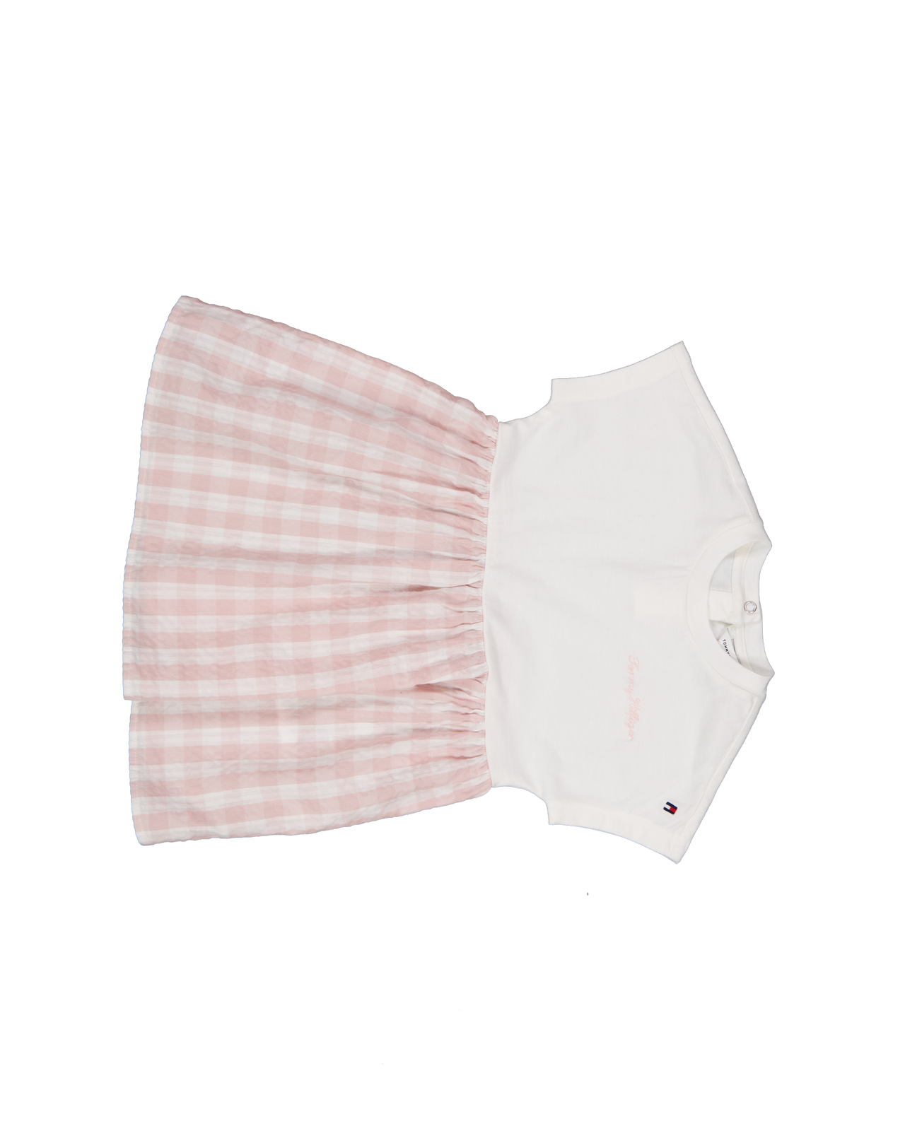 Tommy Hilfiger Baby Meisjes Jurk In Licht Roze